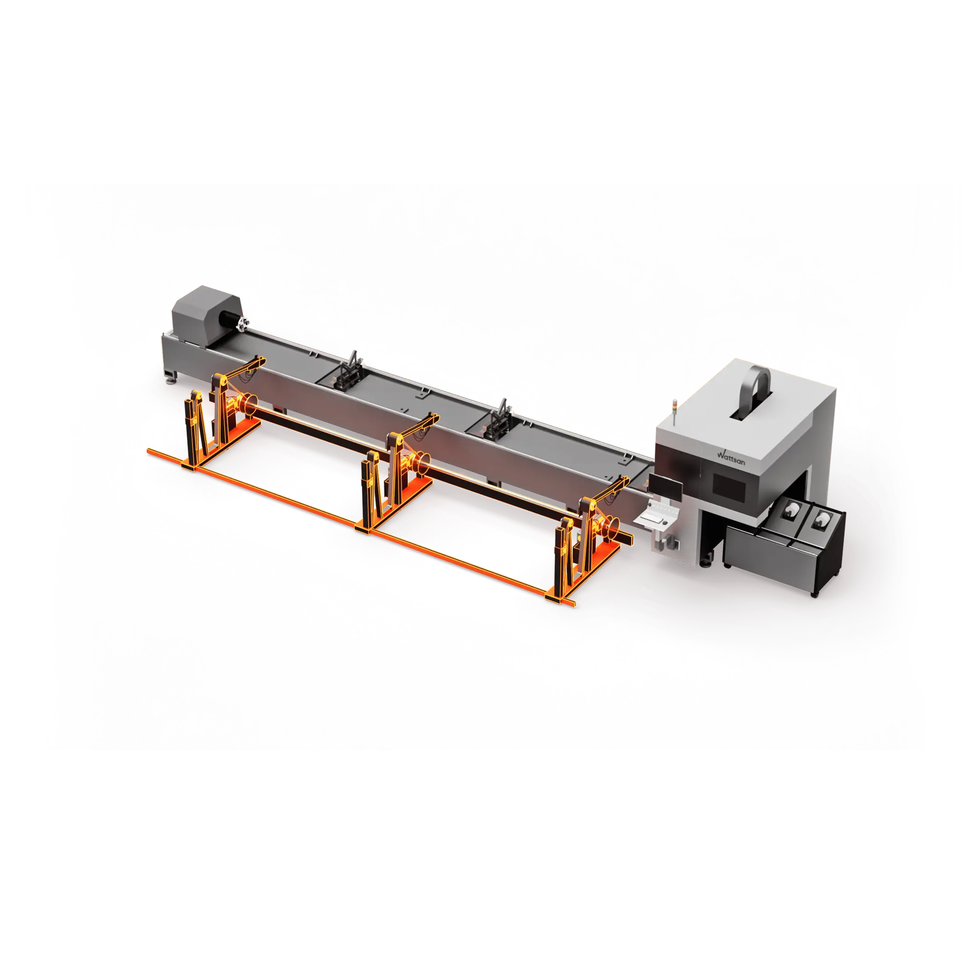 Fully automatic loading system for pipes