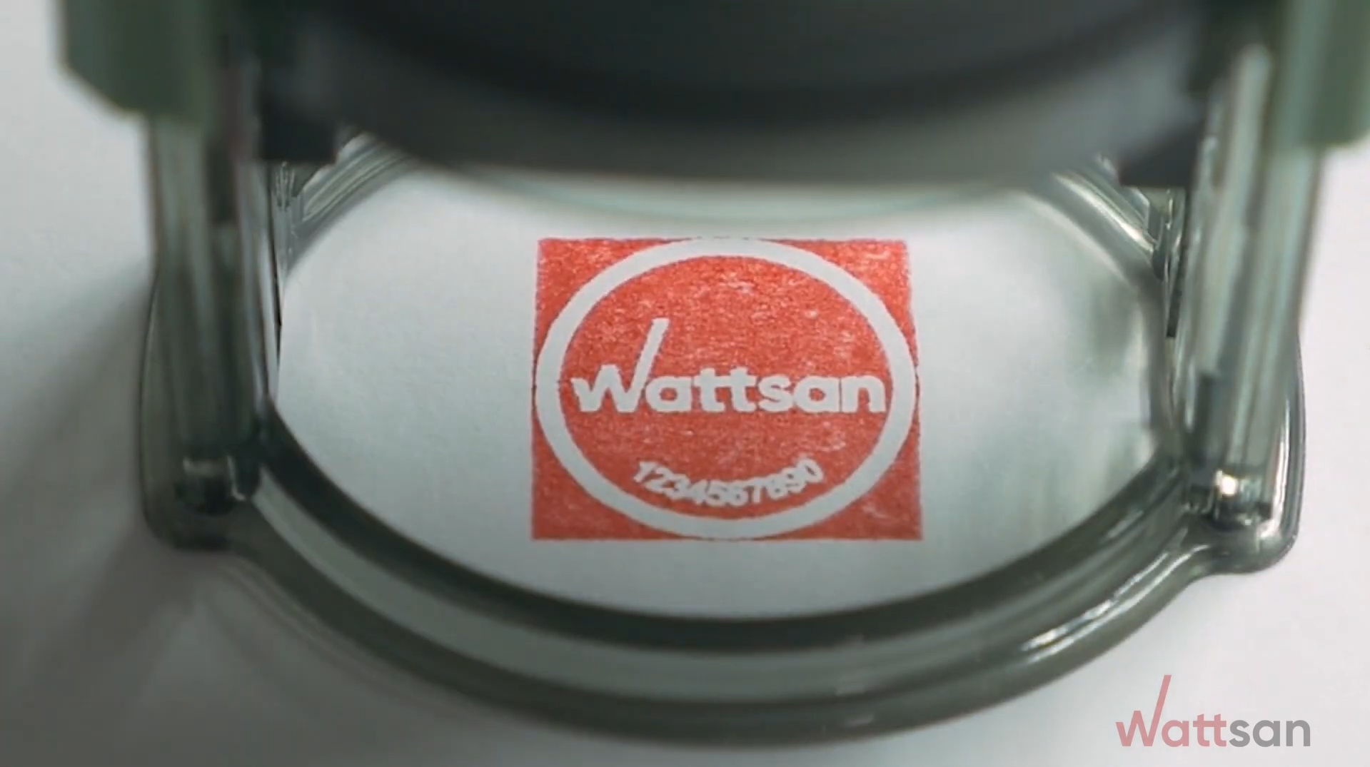 red stamp with laser engraver