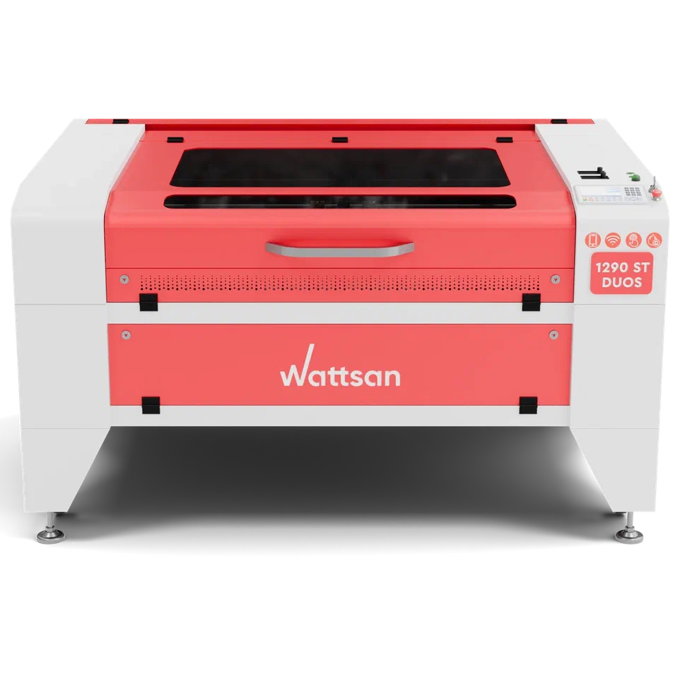 Laser CO2 茄子视频 DUOS ST series with work area 1200x900 mm and a 100-120 W two laser tubes