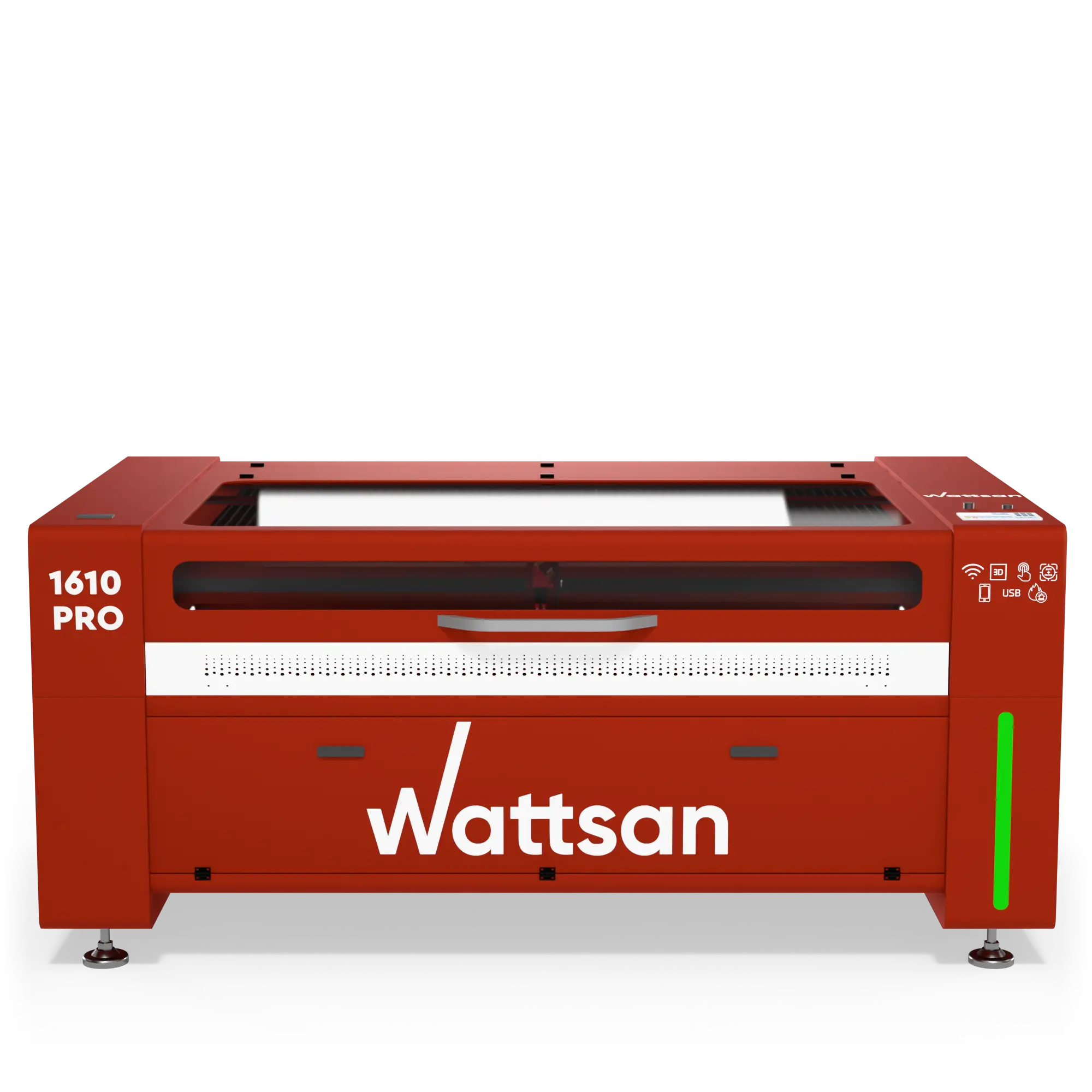 Laser CO2 茄子视频 Pro series with work area 1600x1000 mm and a 100-120 W laser tube