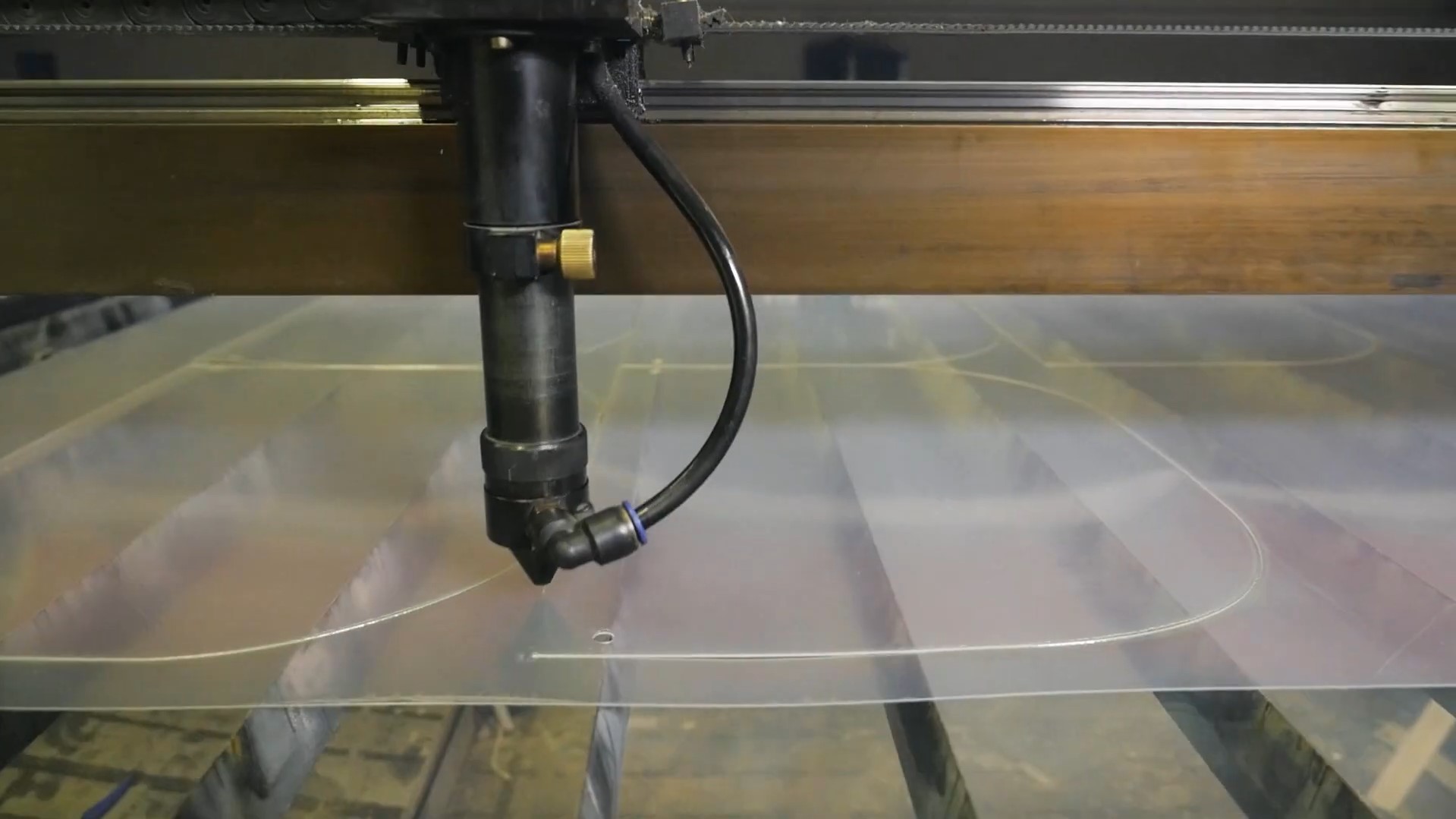 laser cutting plastic