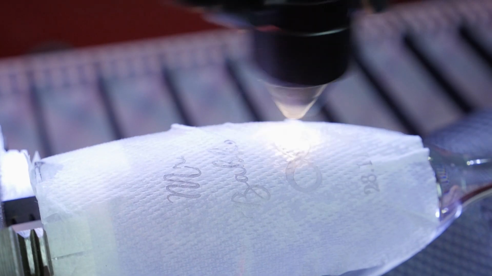 wet glass engraving
